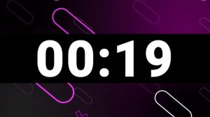 45 Second Timer with Relaxing Upbeat Music and Alarm, Countdown Clock for Stress Relief