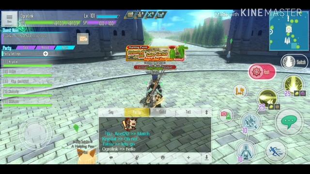 SAO Integral Factor SAO IF: Day in the Life of a Level 101 Player