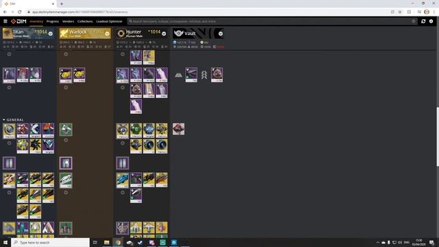 USE DIM (Destiny Item Manager on Google Chrome) смотреть онлайн