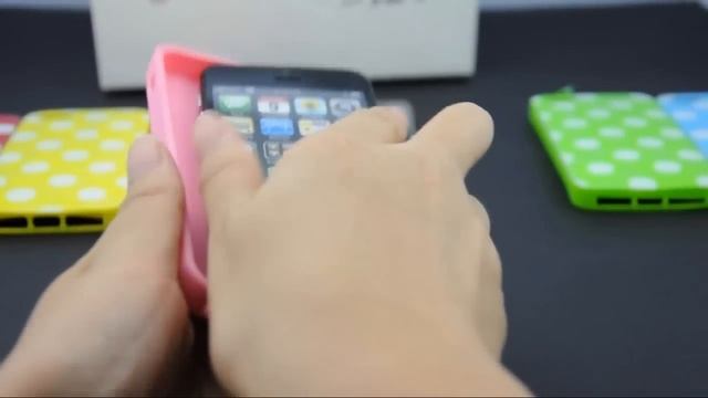Polka Dots Soft Gel TPU Skin Case for iPhone 5-Pink смотреть онлайн