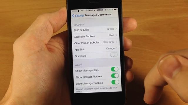 iOS 7 Jailbreak Tweaks: Messages Customiser - FREE смотреть онлайн