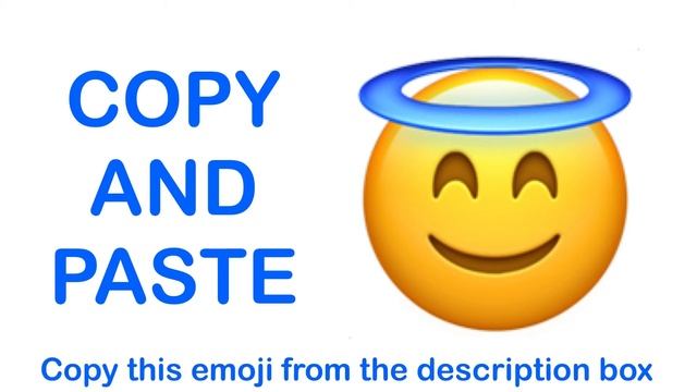 Smiling Face with Halo EMOJI ( APPLE ) - COPY and PASTE EMOJIS 😇 смотреть онлайн