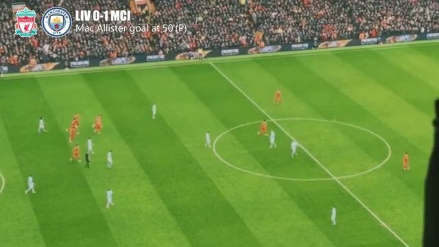 Full time scenes Liverpool vs Man City: Mac Allister penalty goal смотреть онлайн