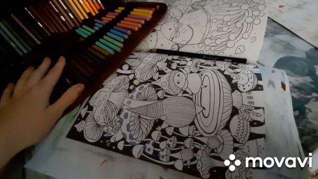 Начинаю новые раскраски /Mariola Budek/Mythographic Wanderlust/Миллион магических существ