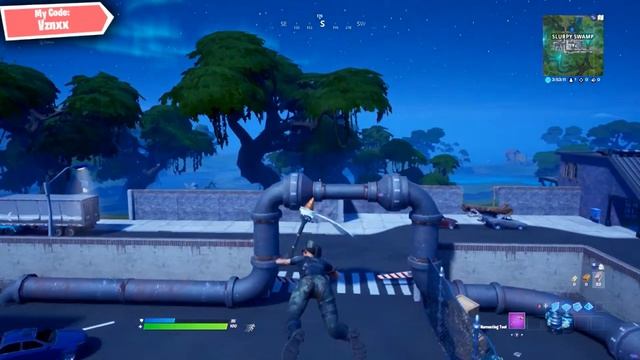 Destroy SLURP Barrles, SLURP Trucks, or SLURP Silos - All locations Fortnite Challenge смотреть онлайн