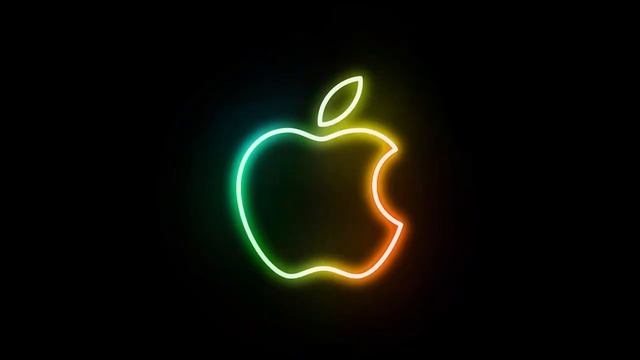 i Mac Logo Animation with Neon effect смотреть онлайн