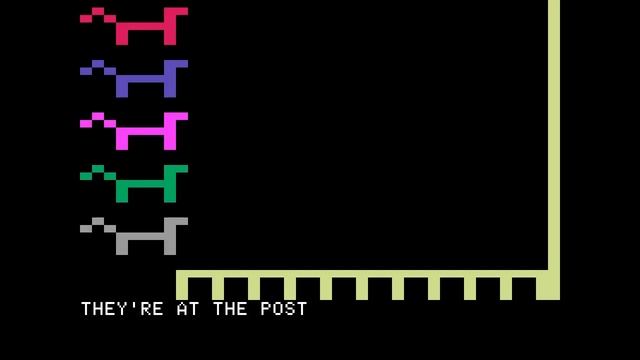 Apple Derby & Digital Derby - (1978) - Apple II - gameplay HD смотреть онлайн