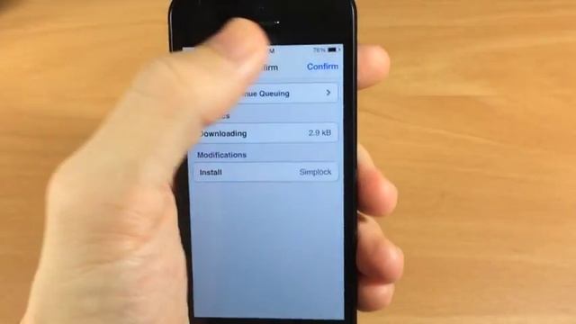 Simplock - твики из Cydia для iOS 7 смотреть онлайн