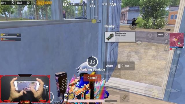 Power Of M249 w/@pars4731🔥iPhone 8 Plus PUBG MUNNO HANDCAM | 4 Finger + Full GYRO Pubg Mobile смотреть онлайн