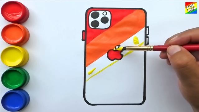 Como Dibujar y Colorear IPHONE 11 Pro - Dibujos Fáciles Paso a Paso - Learn Colors / FunKeep Art смотреть онлайн