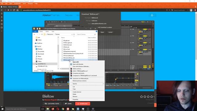 How to change and create new themes in Ableton Live смотреть онлайн