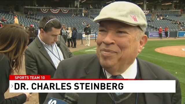 Worcester Red Sox pay tribute to chairman Larry Lucchino at home opener смотреть онлайн