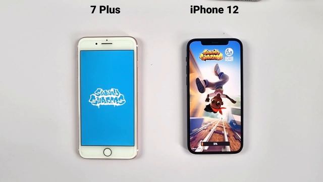 iOS 15.7.3 Vs 16.6 - iPhone 12 Vs 7 Plus SPEED TEST in 2023 смотреть онлайн