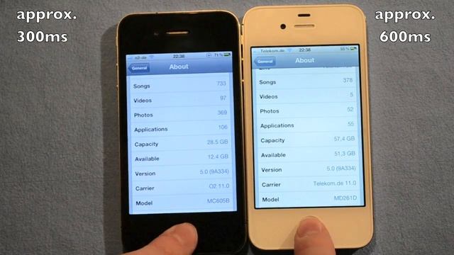 iPhone 4S 64GB "SLOWER" than iPhone 4!!! performance, Siri смотреть онлайн