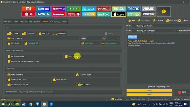 Iphone X 16.7.5 ICloud Bypass New Security By Unlock Tool/Iphone X ICloud Bypass Easy Method