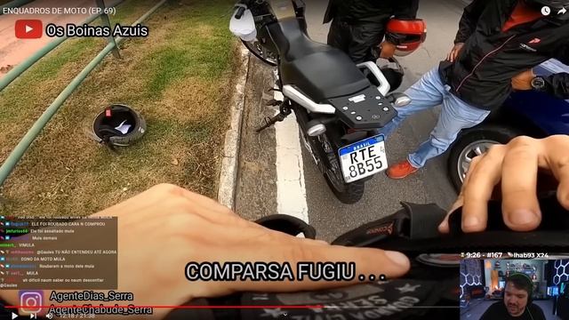GAULES REAGE A ENQUADRO DE MOTOS (EP. 69) | CORTES DO GAULES смотреть онлайн