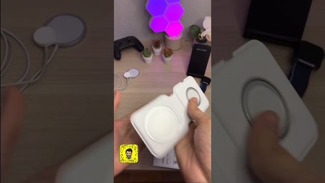 فتح صندوق و استعراض شاحن ابل الجديد المزدوج Magsafe Duo Charger . смотреть онлайн