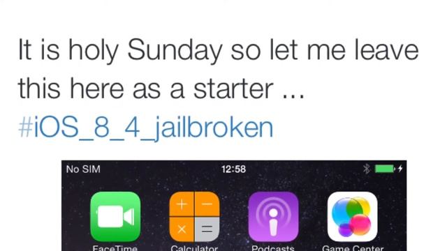 IOS 8.4 Jailbreak news!!! смотреть онлайн