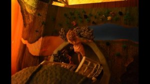 Призрачная красота/ диорама / Лепка из пластилина