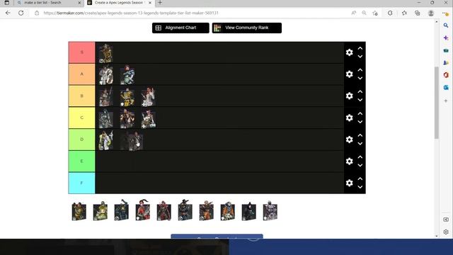 APEX LEGENDS TIER LIST смотреть онлайн