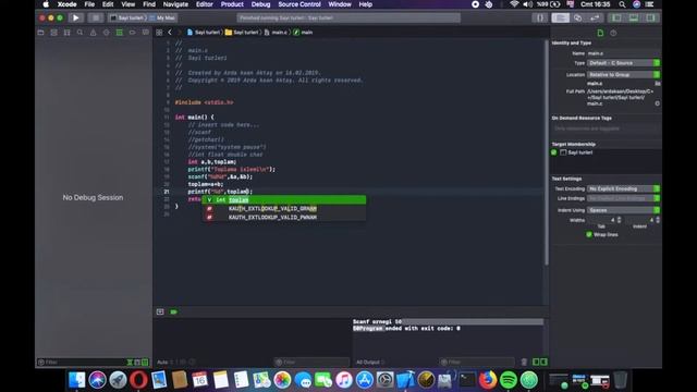 C Programlama Dersi | #2 | XCODE смотреть онлайн