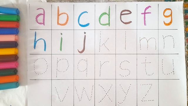 Small letters abc writing l a for Apple b for banana l Alphabets l Abc learning for kids l Alphabet смотреть онлайн