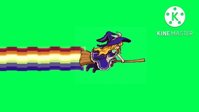 TOUHOU GREEN SCREEN NYAN Cat Marisa Kirisame Edition (NO Copyrights) смотреть онлайн