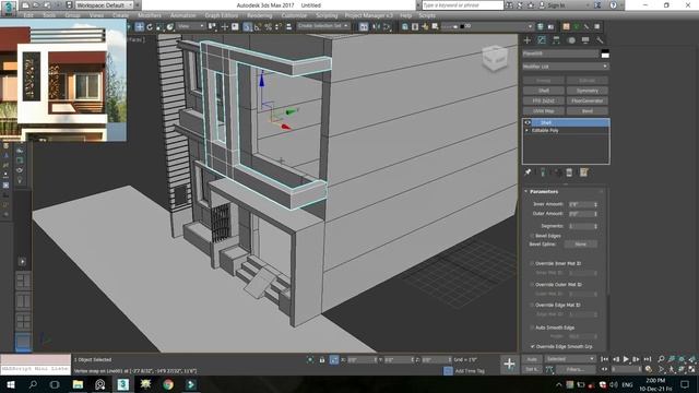 3DS MAX Modeling | House Design in 3ds max | Part -1 (House Design) смотреть онлайн