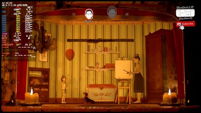 Martha Is Dead puppet show on Steam Deck in 720p 30 fps смотреть онлайн