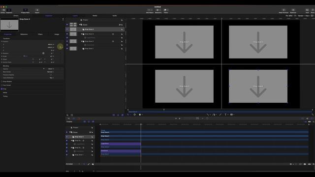 MOTION 5 TUTORIAL PART 8, DROP ZONE #applemotion #applemotiontemplates смотреть онлайн