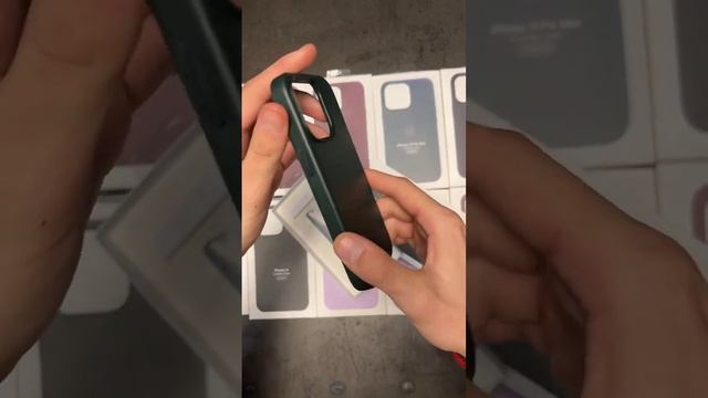Кожаный чехол IPhone 14 Pro Magsafe смотреть онлайн