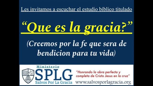 QUE ES LA GRACIA? (Por: Walter W. Estrada) смотреть онлайн