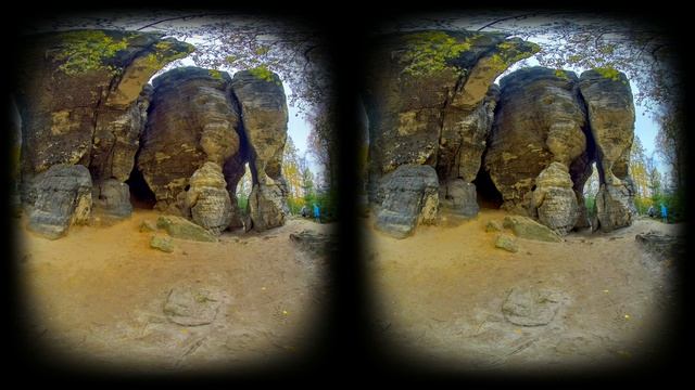 VR180 Insta360 EVO natural HDR photo: Tyssaer Wände - Tiské stěny смотреть онлайн