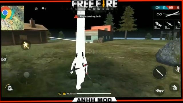 MOD MENU APK FREE FIRE OB20 1.46.4 V12 - DELETE REPORT, RAIN BULLET, ATENNA, WHITE BODY, WALL HACK. смотреть онлайн