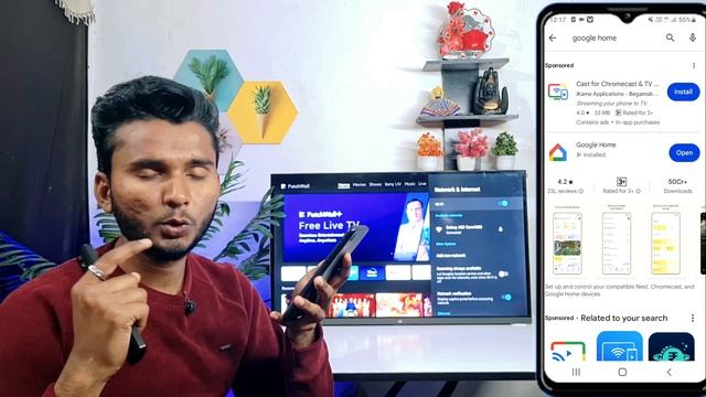 How to Connect phone to TV | Google Home Connect to TV | How to Smart | Smart TV | #rajtech смотреть онлайн