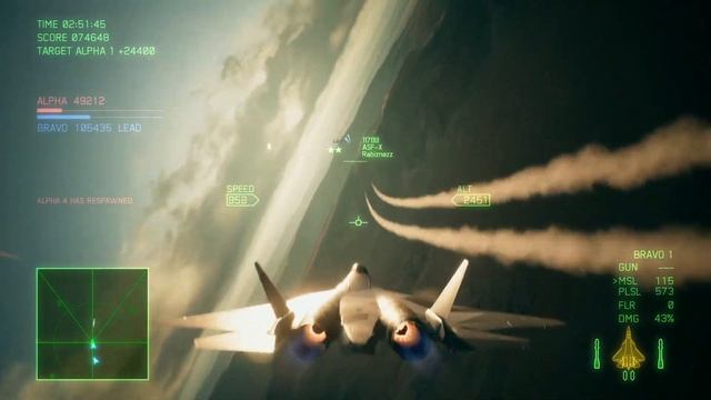 Raven's Hanger - Su-57 "Pew Pew" | Ace Combat 7 Multiplayer смотреть онлайн