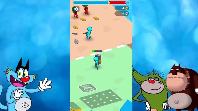 Oggy and Jack Try to Max Level in Join Army Game 😱 Oggy Game смотреть онлайн