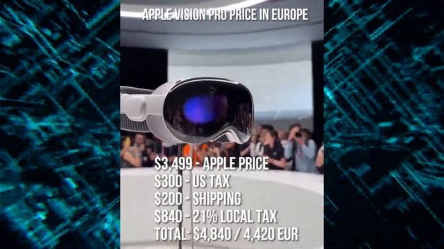 How much Apple Vision Pro in Europe. смотреть онлайн