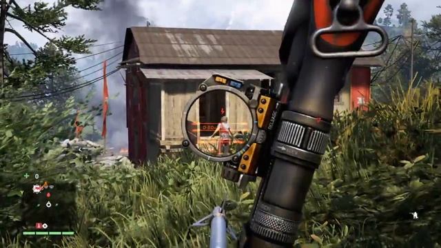 Far Cry 4 Outpost Takeover with Throwing Knife and Recurve Bow Only смотреть онлайн