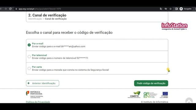Social Security Address and Password Change Online | segurança social Portugal смотреть онлайн