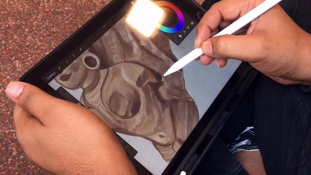 IPad Live Drawing At National Museum