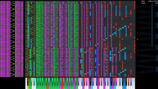 PianoFromAbove: Bad Apple 3,5 million смотреть онлайн