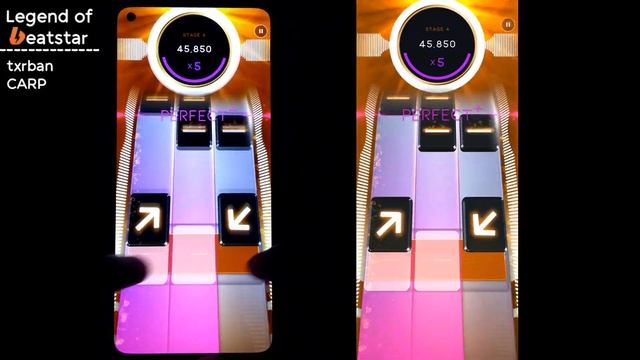 [Beatstar Deluxe] Inferno (EXTREME+) | Mrs. GREEN APPLE | Handcam + Screen смотреть онлайн