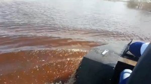 Каракат, болотоход вездеход. На каракате по воде