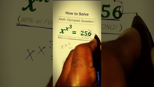 A Nice Exponential Equation X^x^3 = 256 смотреть онлайн