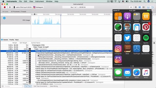 The Time Profiler - Practical Instruments with iOS 10 - raywenderlich.com смотреть онлайн