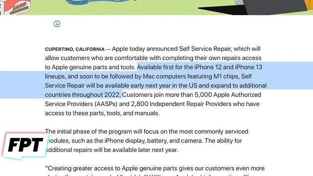 Apple's new "Self Service Repair" is a TRAP, not a victory for Right to Repair смотреть онлайн