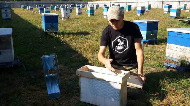 Накопитель с воронкою для пчел смотреть онлайн