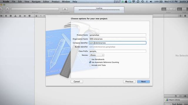 Creating a new Xcode Project and Understanding the Settings 2 смотреть онлайн