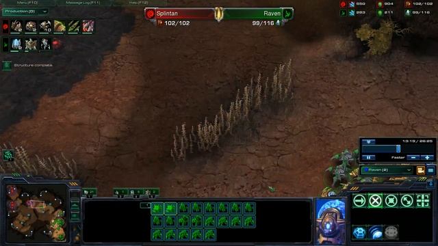 Starcraft 2 : Ladder - BTMX Raven VS Splintan смотреть онлайн